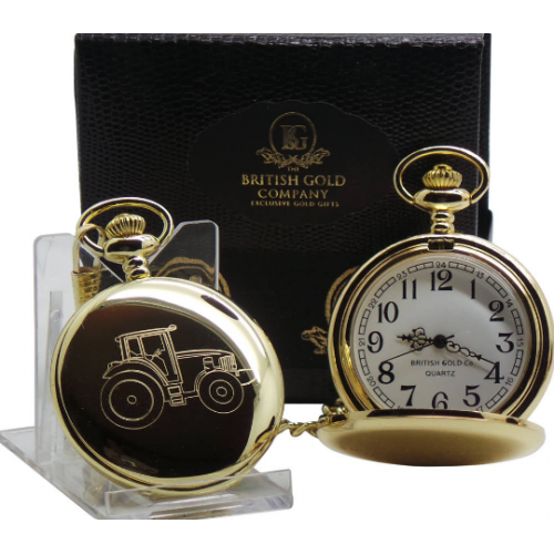 Tractor Personalised Pocket Watch Tractor Personalised Pocket Watch